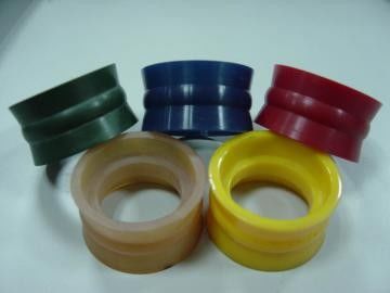 CR / Chloroprene Custom Rubber Parts Fire Ring , Seal Rings 20 - 85 Hardness
