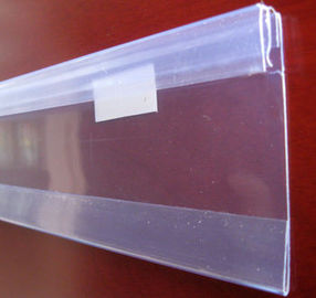 Customized PVC Clear Plastic Shapes supermarket tag transparent clip
