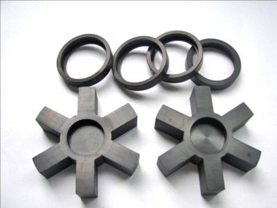 Industrial Custom Rubber Parts Elastic Ring Coupling ±5 Shore A Tolerance