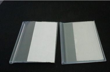 Co-extruded Clear Plastic Shapes 27/39mm Transparent PVC data strip