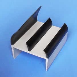 plastic Rigid  PVC Soft and Hard Co-extrusion Profile for windows / doors